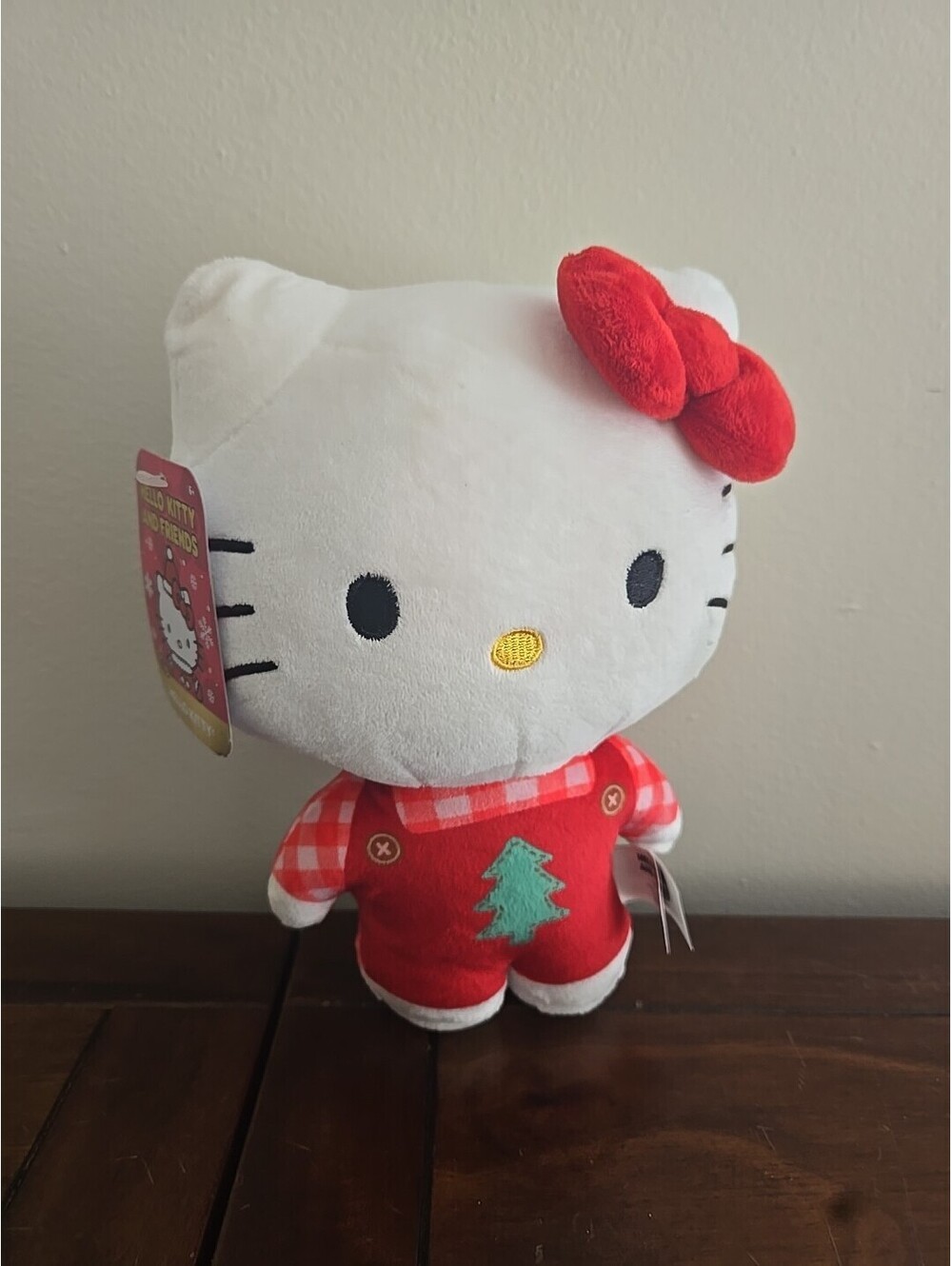 Sanrio 2024 SOFT CHRISTMAS HELLO KITTY 8" Plush STUFFED ANIMAL Toy NEW